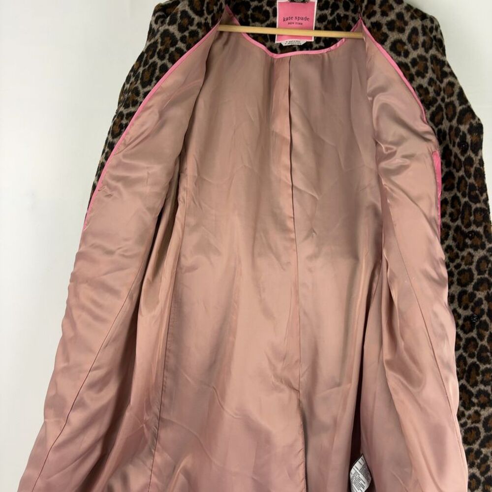Kate Spade Leopard Print Coat - Picture 5 of 7